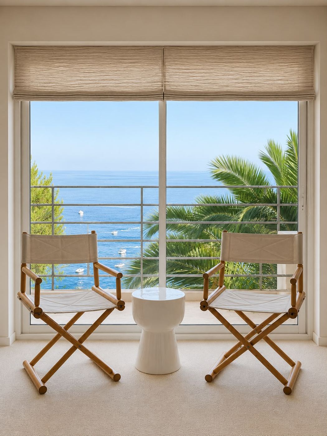 Fensterplatz mit Meerblick