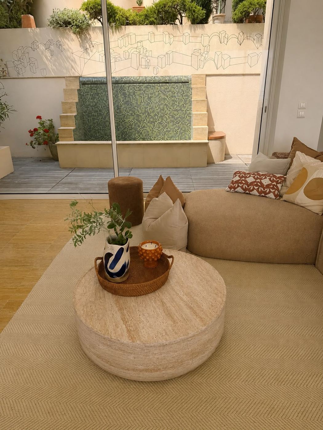 Lounge zum Garten