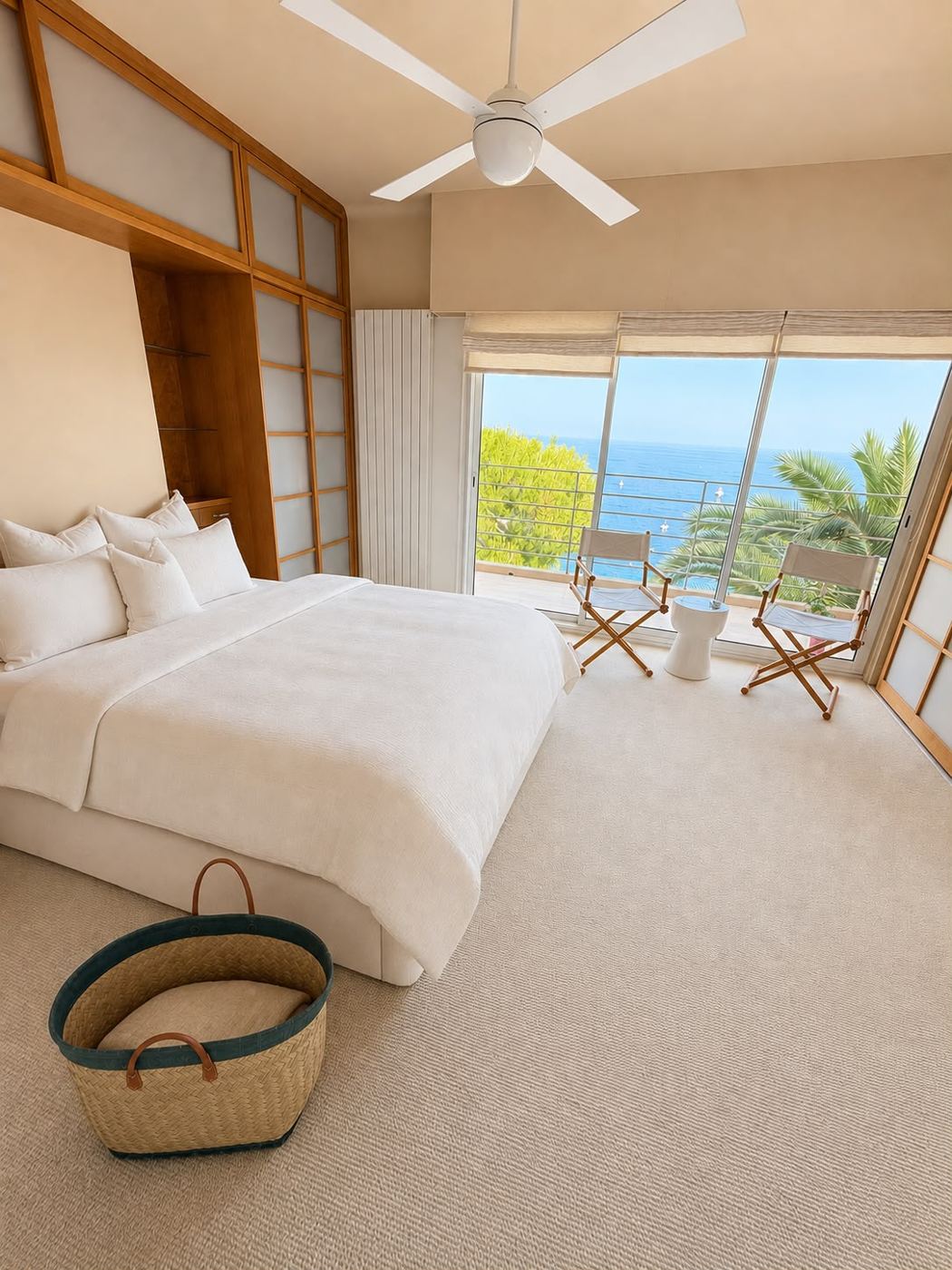 Hauptschlafzimmer mit Meerblick